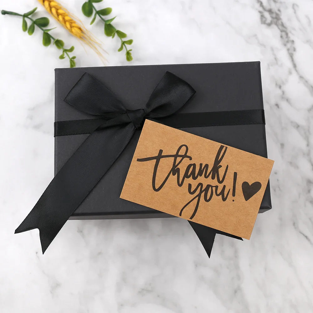 50PCS Kraft Paper Thank You Cards – Blank Greeting Cards for Kids Birthday, Baby Shower... - SKU BGC02113 - UGI Packaging