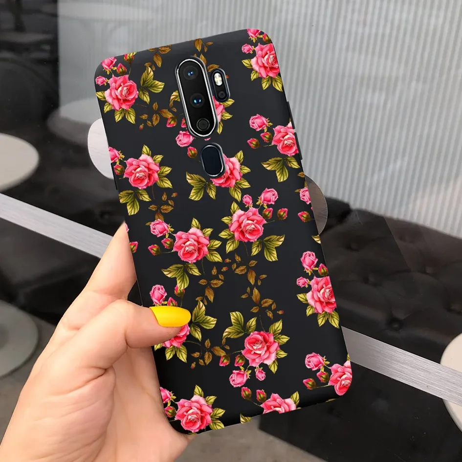 Fashion Flower Cute Painted Back Cover - Soft Protective Case