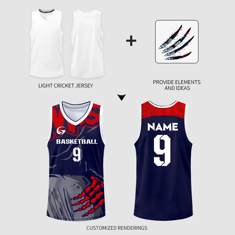 OEM Custom Design Breathable Mesh Basketball Uniform Youth Plain