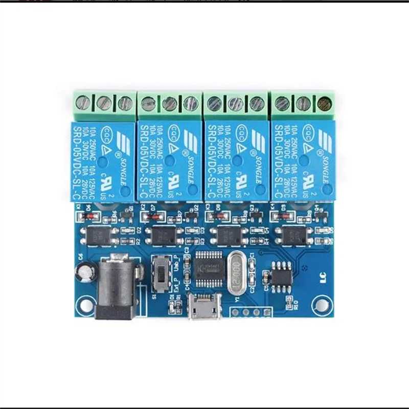 

LCUS-4 четырехстороннее 4-полосное реле USB интеллектуальный модуль переключателя управления