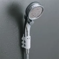 Shower Suction Cup Silicone No Punching Waterproof Strong Viscosity Wall Mount Bathroom Accessories Shower Head Hanger Nailless 3