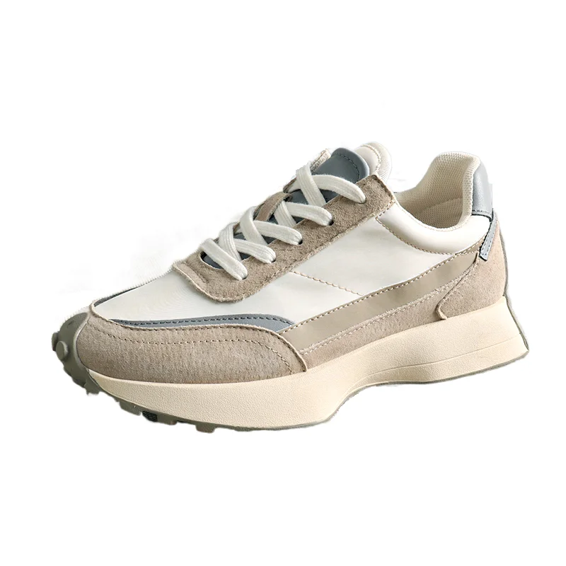 

High Quality Women Flat Shoes Cozy Breathable Sneakers Bottom Lace-up Female Casual Shoes designer shoes Ankle Female Sneakers