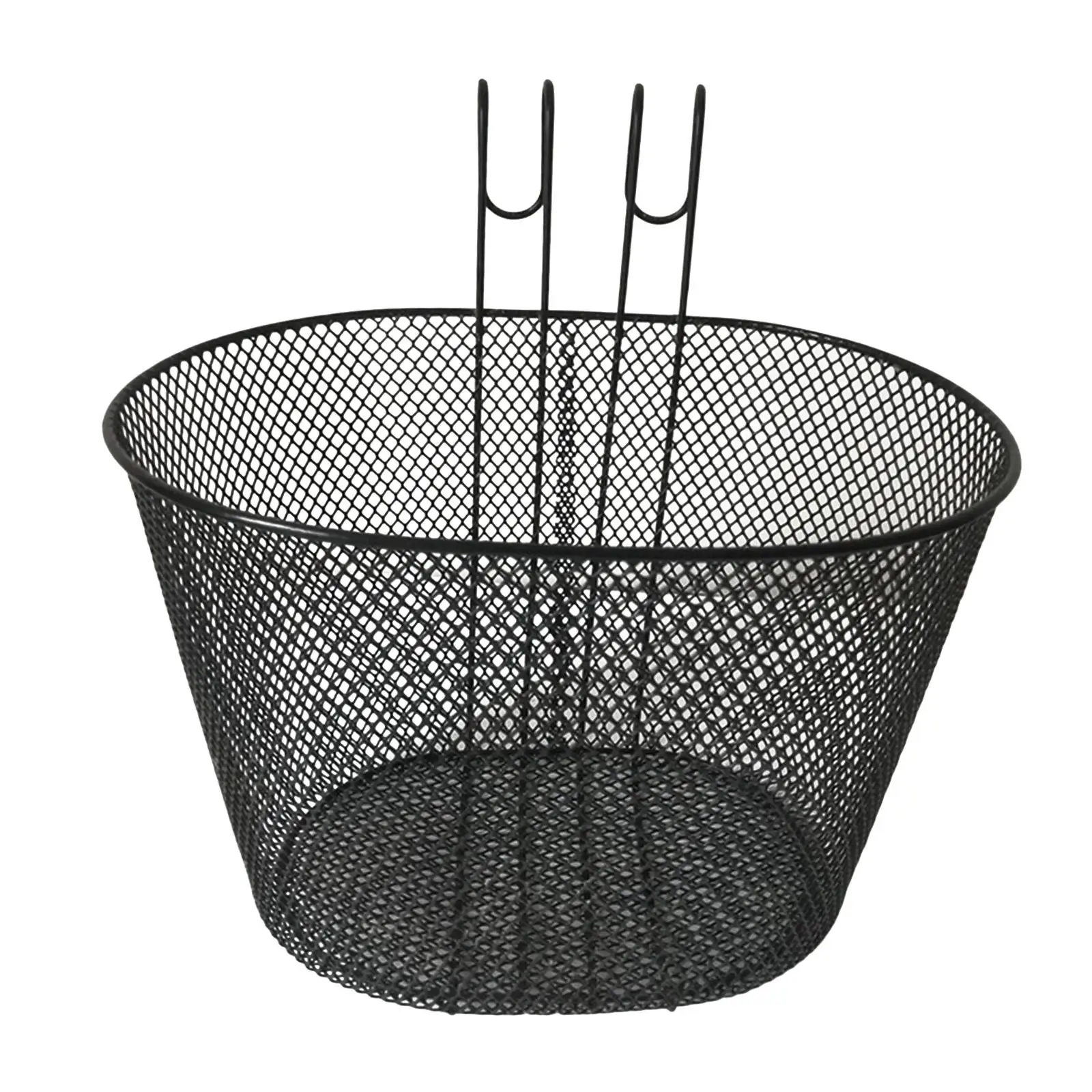 Iron Mesh Bike Bicycle Basket Quick Release Durable Portable for Mountain Bike Front Handlebar Adjustable Removable for Women