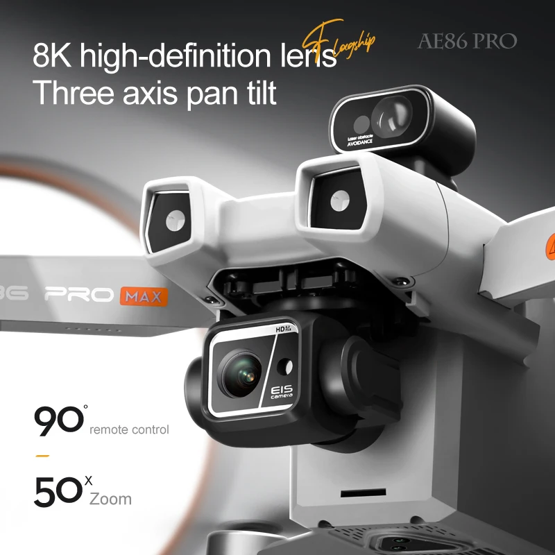 전문가용 장애물 회피 드론, 8k 듀얼 HD 카메라, 5g 브러시리스 모터, 접이식 쿼드콥터, 장난감 선물, Ae86, GPS, 8k, 신제품
