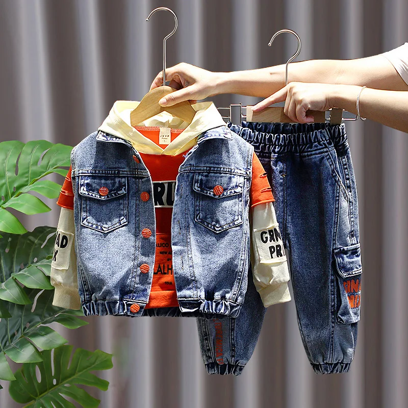 Spring and Autumn Arrival Modern Baby Kids Boys and Girls Denim Pants main image 0