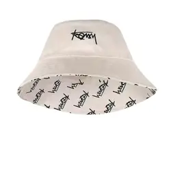 Vintage Graffiti Double-sided Bucket Hat - Unisex Summer Sun Protection (6)