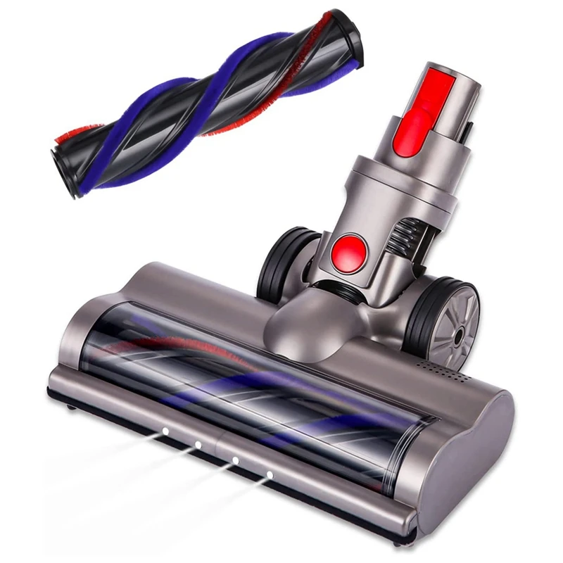 

Turbo Electric Motorized Brush For Dyson V7 V8 V10 V11 V15 Brush Cleaner Head With LED Light For Carpet Tile Hard Floor