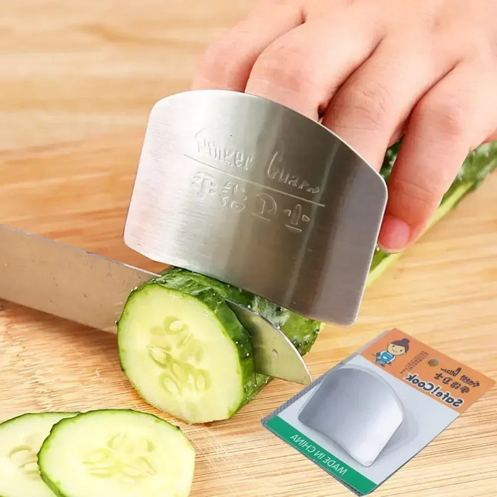 Stainless Steel Finger Protector Anti-cut Vegetable Cutting Hand Protecter Kitchen Gadgets finger protector,finger guard