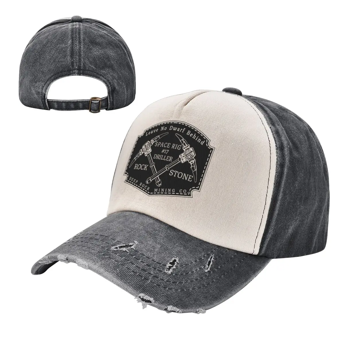 Deep Rock Galactic Driller Patch Sticker/Magnet Baseball Cap Military Tactical Cap Golf Hat Men's Luxury Women's