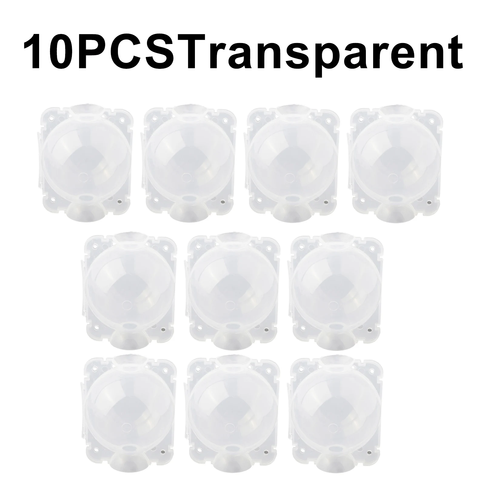 10pcs Plant Rooting Ball Root Growing Box White Reusable Rooting Ball Grafting Tools High Pressure Propagation Box 5/8cm