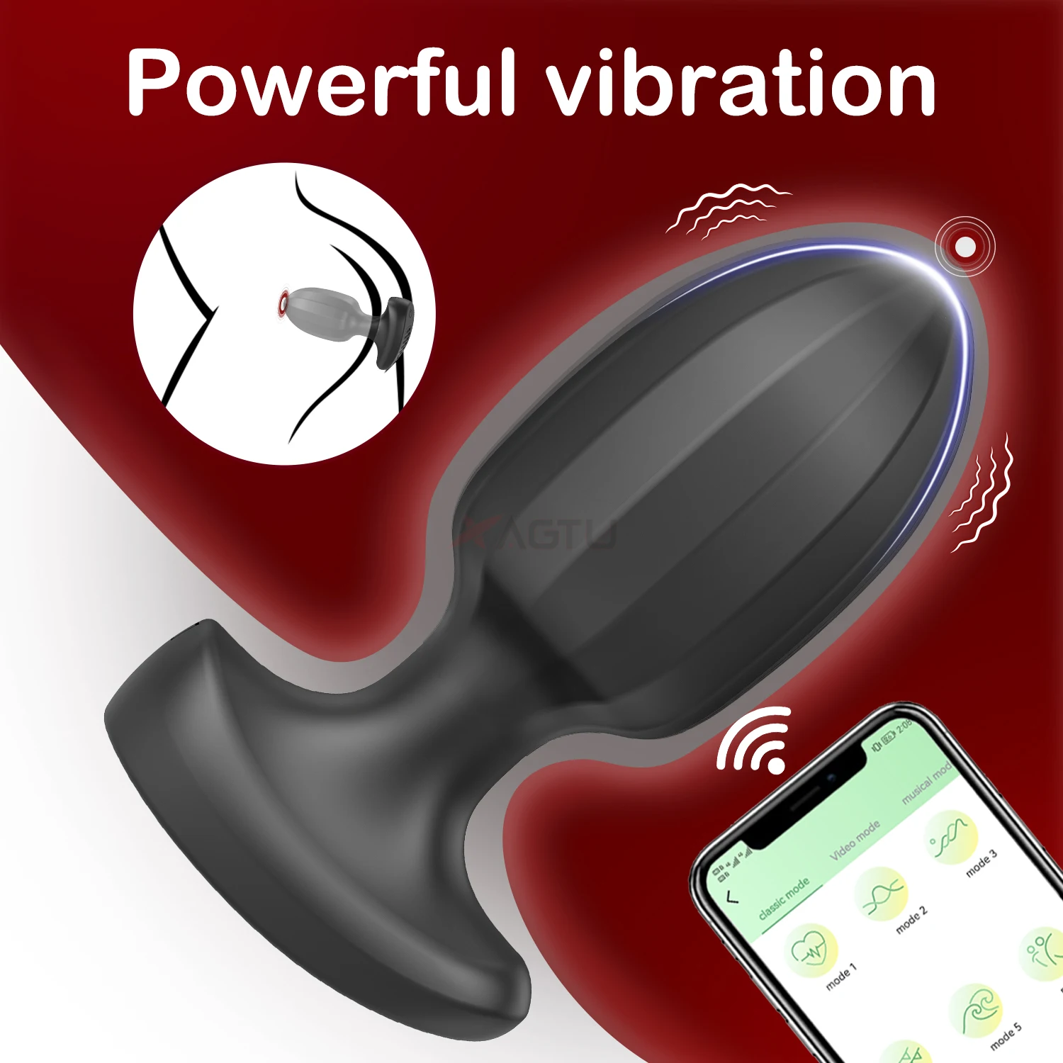 Leistungsstarke MINI Vibration Anal Plug Butt Plug Sex Spielzeug für Männer APP Prostata Massager Anal Vibrator Sex Spielzeug für Männliche Frauen Homosexuell 18 + 1