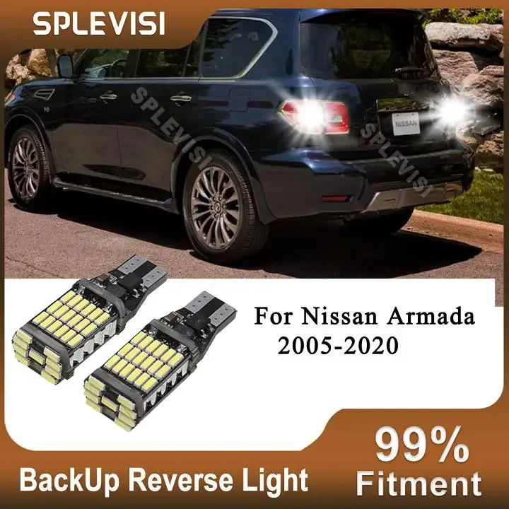 

LED Bulbs T15 921 912 LED Back Up Reverse Lights Hid White For Nissan Armada 2005-2020 2019 2018 2017 2016 2015 2014 2013 2012