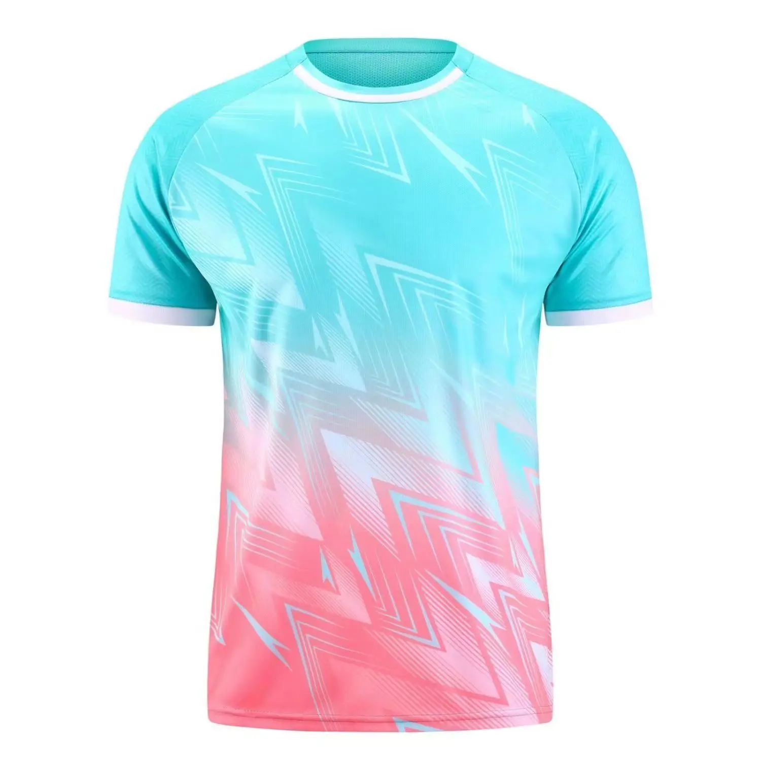 Summer Table Tennis Badminton Training Camp Sports 3D Printed Short Sleeved T-shirt Quick Drying