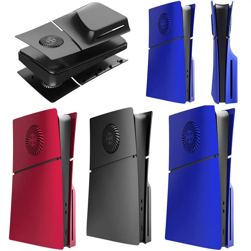 Per Ps5 Siim Faceplate Prese D'Aria Di Raffreddamento Custodia Protettiva Custodia Di Ricambio Per Playstation 5 Slim Disc Edition Console Accessor X1