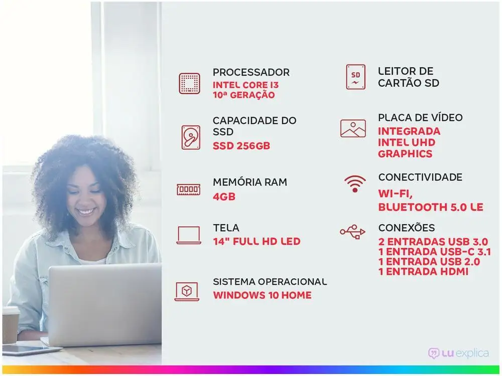 Vaio FE14 VJFE42F11X-B1721H Intel Core i3 Notebook - Imagem 2