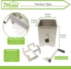 7Penn Meat Mixer – 20 lb Sausage Mixer Machine Meat Processing Equipment, Ground Beef Hand Mixer with Lid 3