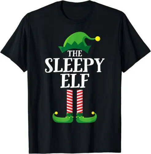 

Sleepy Elf Matching Family Group Christmas Party T-Shirt
