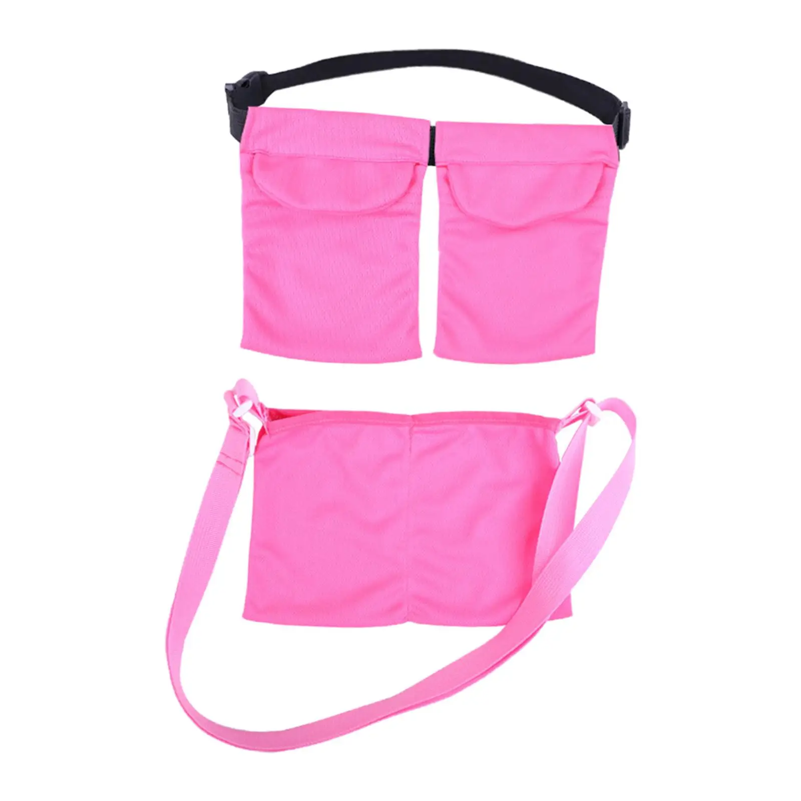 2 Pieces Mastectomy Drain Holder Bag 2 Pockets Supplies Waist Belt Carrier Drainage Bag Pouch 5
