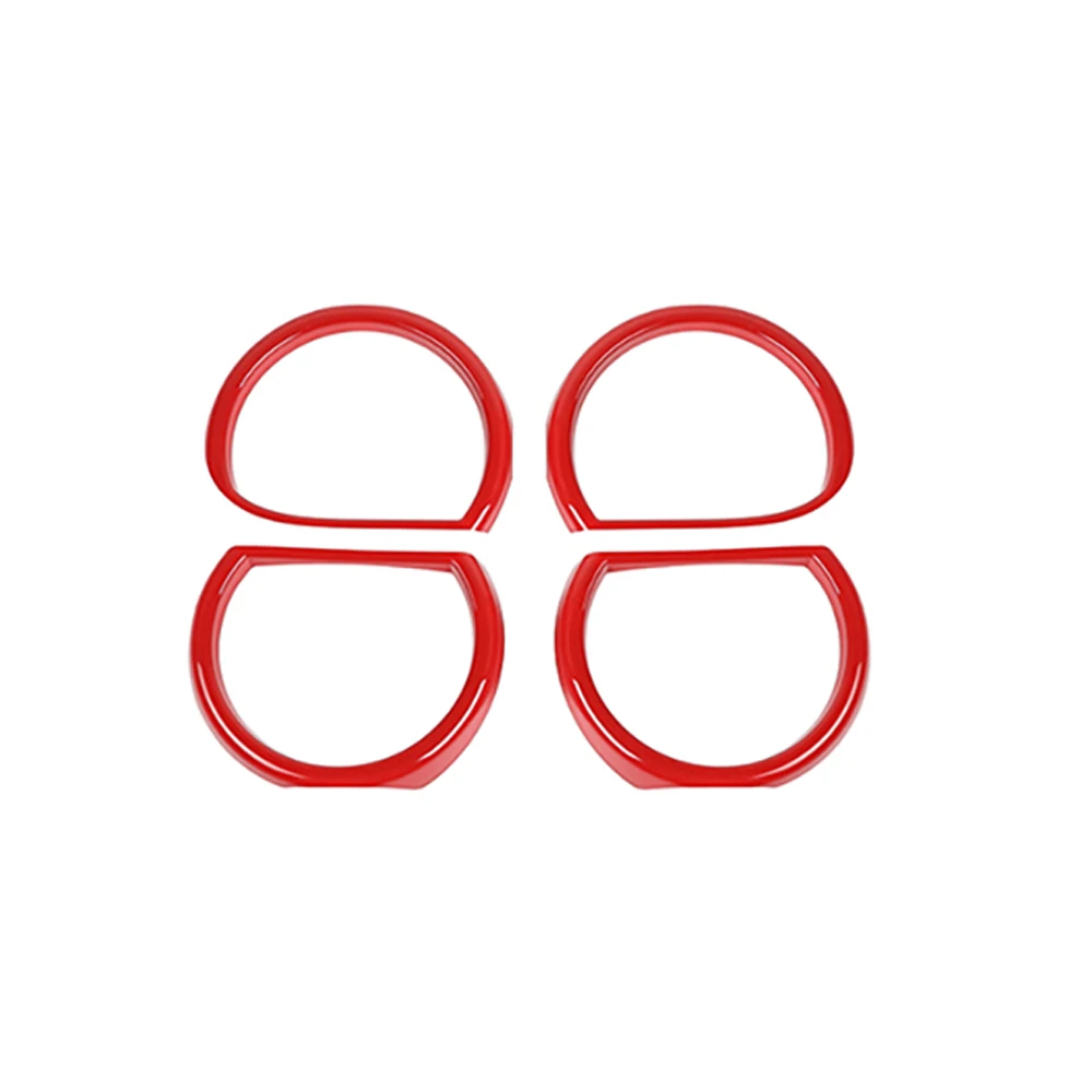 

Защитная крышка для автомобильных фар, 4 шт., декоративные крышки из АБС-пластика для фар, наклейки, аксессуары, подходит для Dodge Challenger 2015 -2022