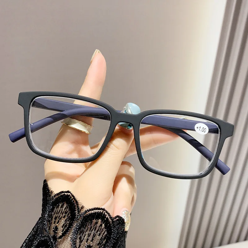 Trendy Anti-Blue Light Multifocal Glasses with Colorful Frames