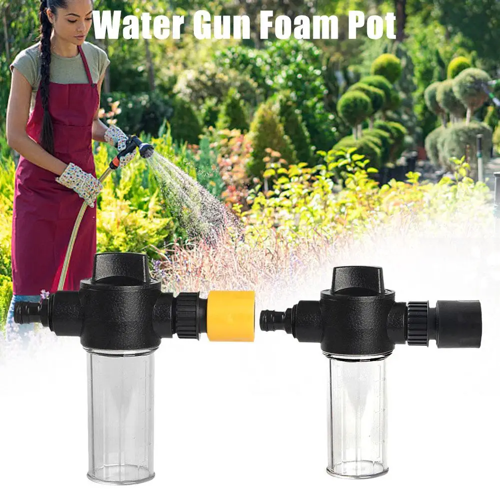 Water Gun Foam Pot Garden Hose Foam Lance Clean Car Washing Foamer For Household Car Wash Accessories