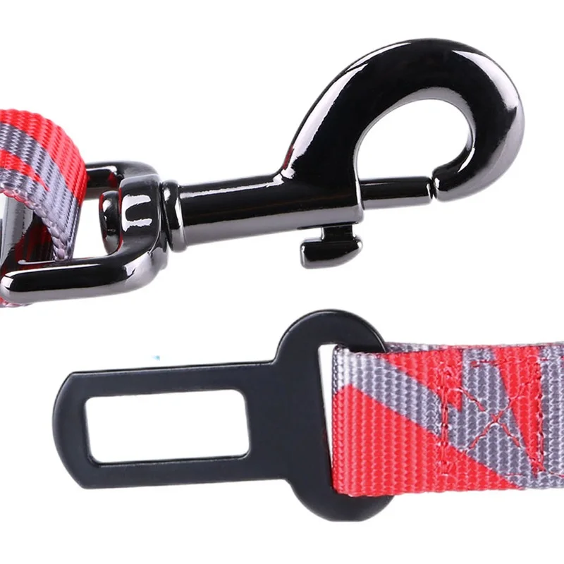 Dog Car Seat Belt Safety Leads, Nylon Retractable Traction Rope