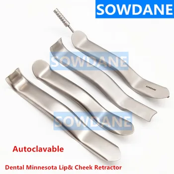 Dental Minnesota Lip Tongue Depressor Implant Cheek & Lip Retractor Mouth Opener Mouth Gag Dentist Surgical Tool Autoclavable
