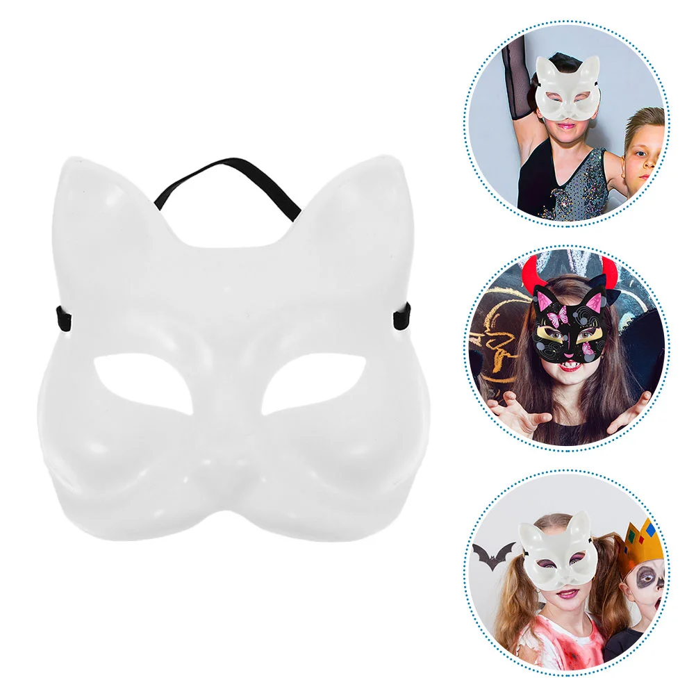 

2 Pcs Mask Unique Make up Cosplay Masquerade for Women White Party Supplies Decorative