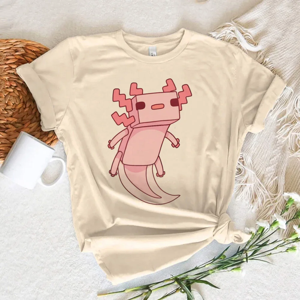 

Axolotl, женские комиксные футболки Y2K в японском стиле, женская футболка y2k