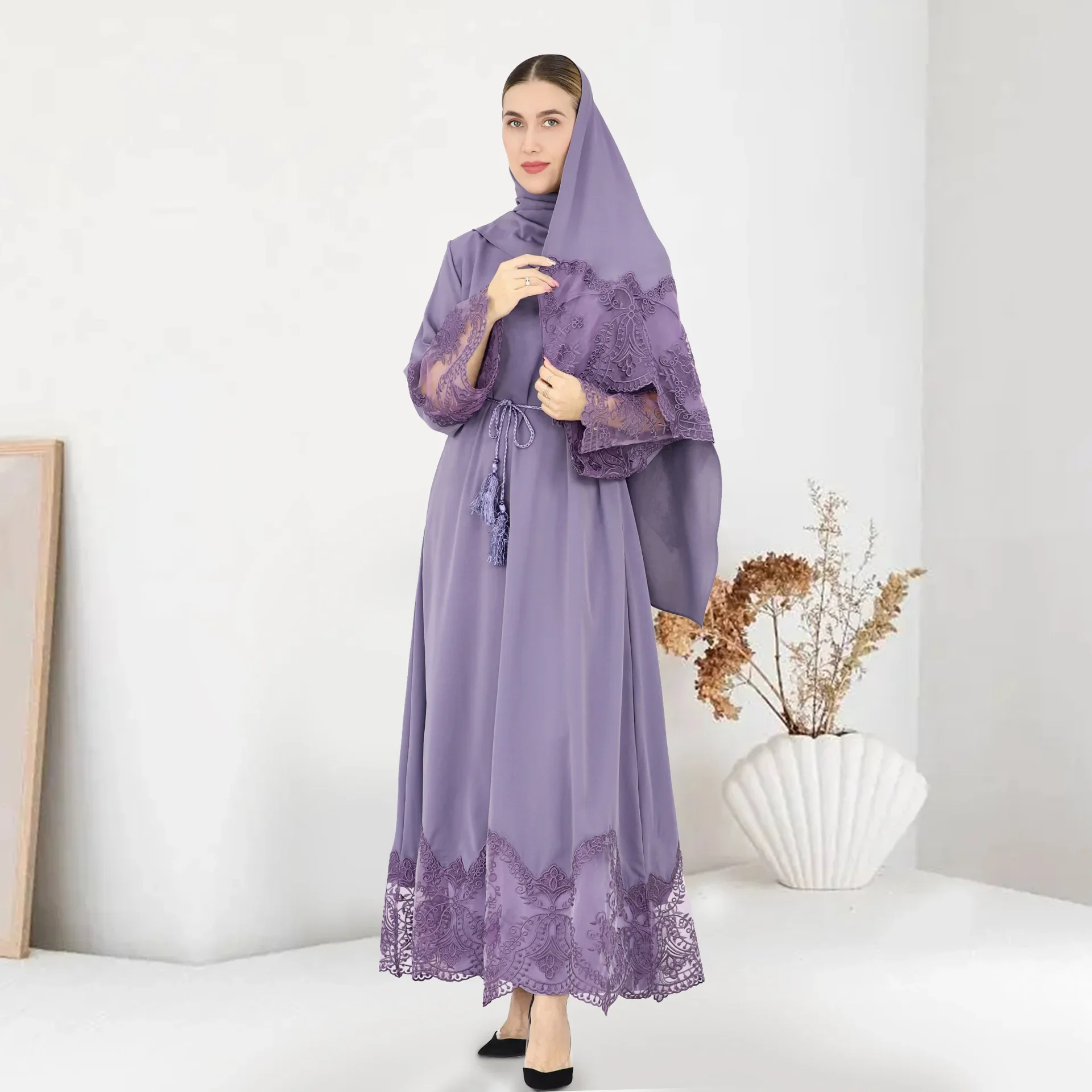 Embroidery Abaya Dubai Luxury Muslim Dresses for Women Party Evening Long Hijab Dress Saudi Abayas African Islam Outfit Kaftan