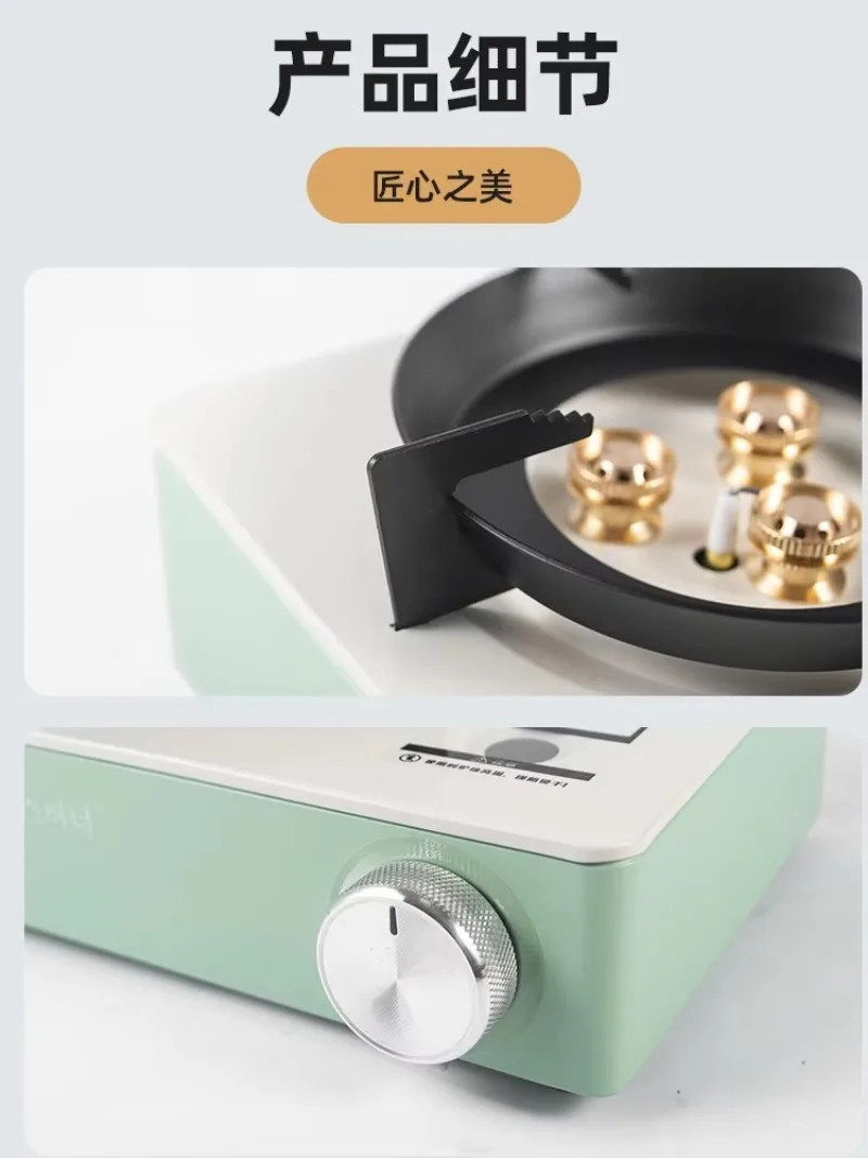 5800W Camping stove portable Cooktop gas stove Stuck furnace Butane gas cooktop Outdoor Camp equipment Home appliances Tea