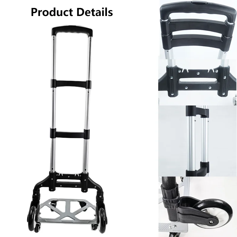 Good Quality Aluminum Telescopic Foldable Transport Truck Personal Shopping Trolley Carts