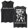 Anime Dorohedoro Kaiman Vintage Washed Tank Tops Harajuku Manga Sleeveless T Shirt Men Women Fashion Casual Cotton Loose T-shirt 5 Anime Dorohedoro Kaiman Vintage Washed Tank Tops Harajuku Manga Sleeveless T Shirt Men Women Fashion Casual Cotton Loose T-shirt 5