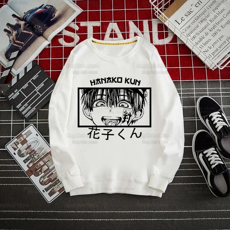 

Anime Toilet Bound Hanako Kun Comics Men Hoodie Autumn Hip Hop Men Pullover Sweatshirts Mens White Color Hoodie Male