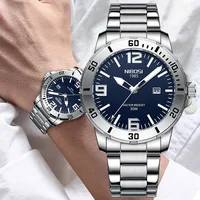 NIBOSI Brand Watch Men Luxury Brand Business Luminous Waterproof Male Clock Calendar Man Quartz Wristwatches Relogio Masculino