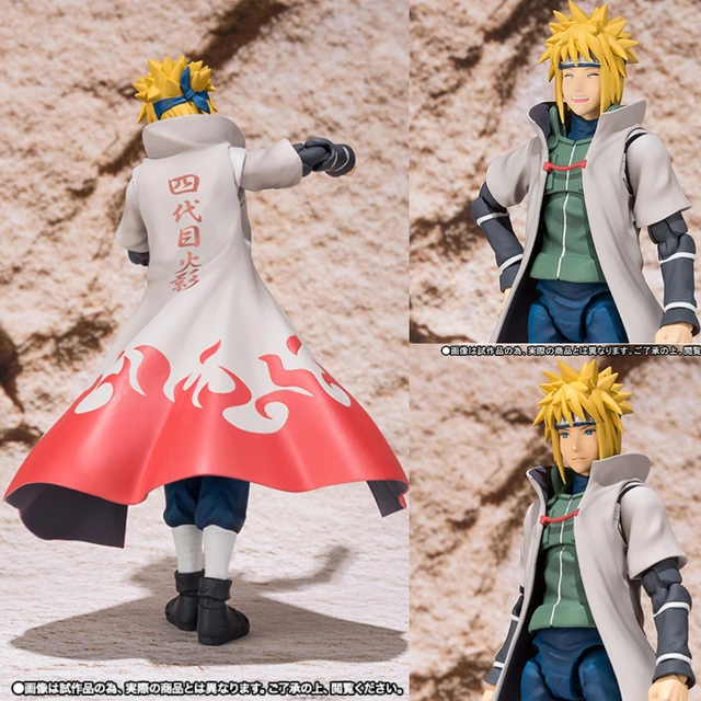 Naruto figura shippuden oversize quarto hokage namikaze minato 24cm pvc  konoha amarelo flash anime ação modelo crianças brinquedos presentes -  AliExpress