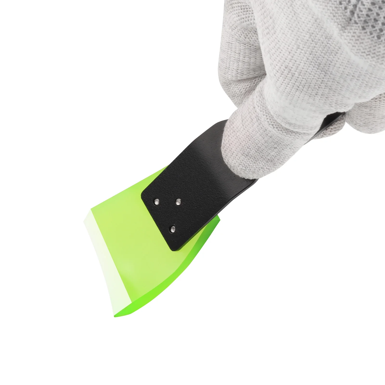 Rubber Blade Squeegee Metal Handle Scraper Glass Cleaning Snow Shovel Window Tint Film Car PPF Wrap Tool
