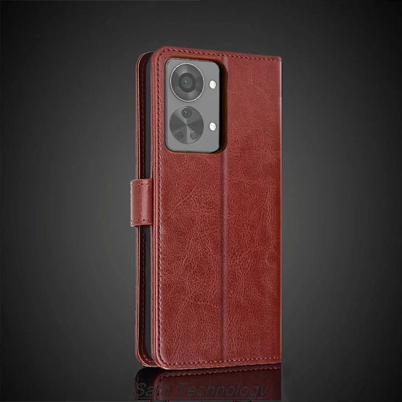 Retro Leather Flip Cover Wallet Case with Card Holder for OnePlus – Stylish and Functional Protection