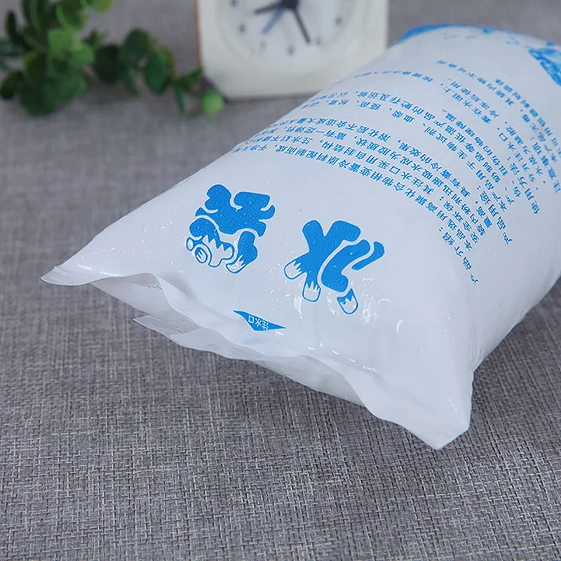 12/16/24 Grids Reusable Gel Ice Bag Automatic Water Absorption Insulated Ice Pack Cooling Bag Food Keep Fresh Pack