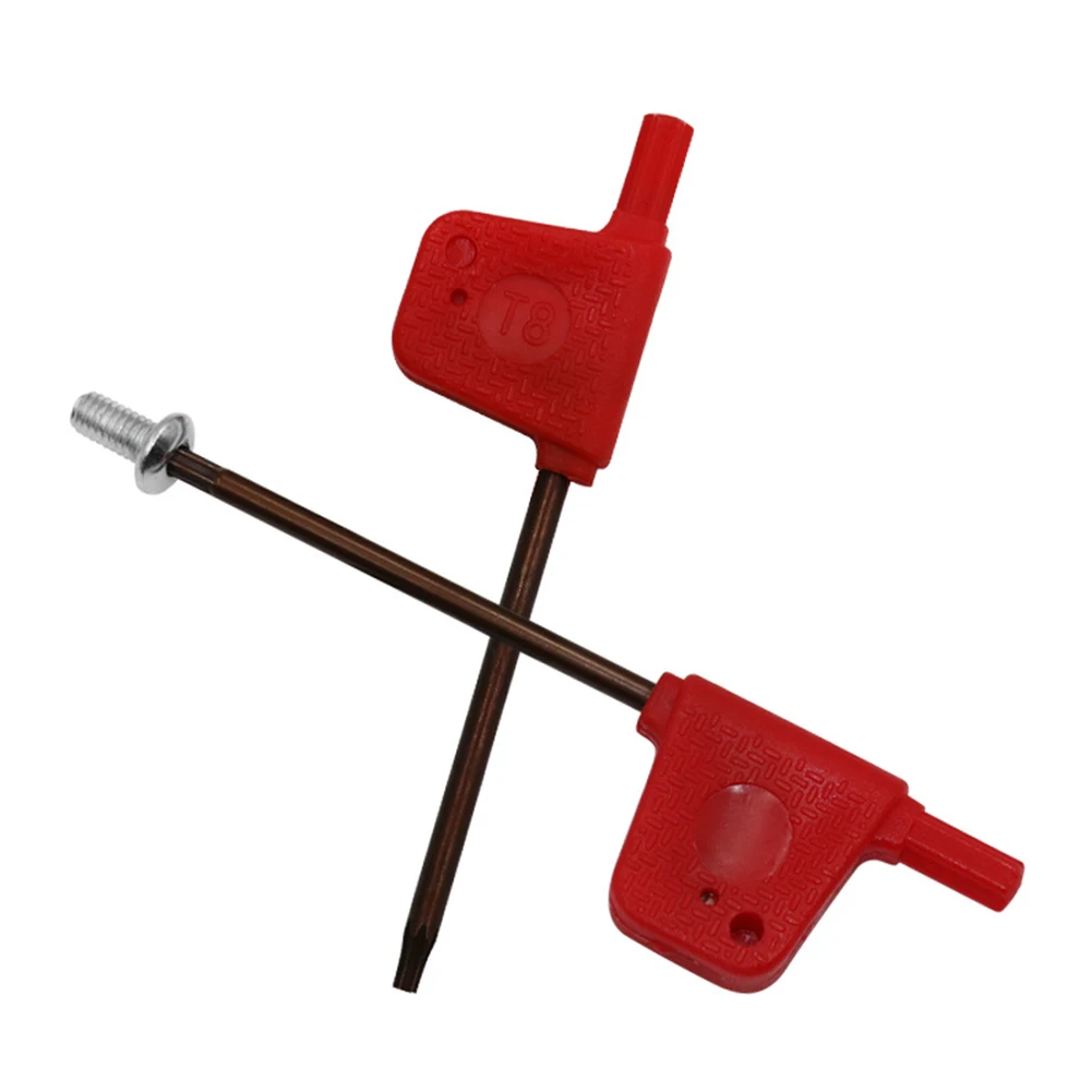 

10× Small Torx Screwdriver T Wrench Red Flag Type Spanner Key Screwdriver T5-T20 For Hand Drills, Electric Screwdrivers Tools