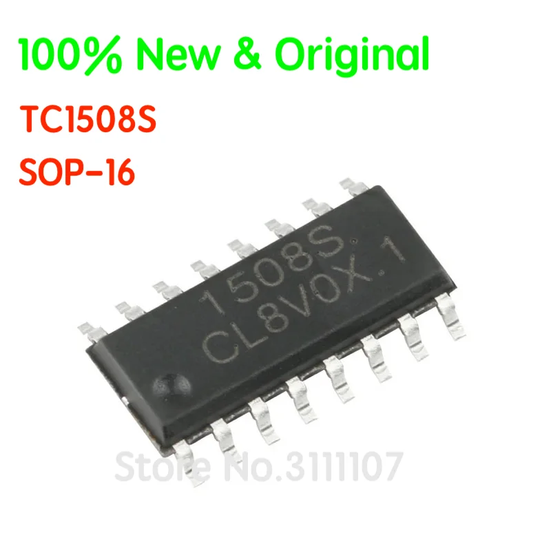 

2PCS/LOT TC1508S SOP-16 Dual Channel DC Motor Driver Chip 100% New & Original