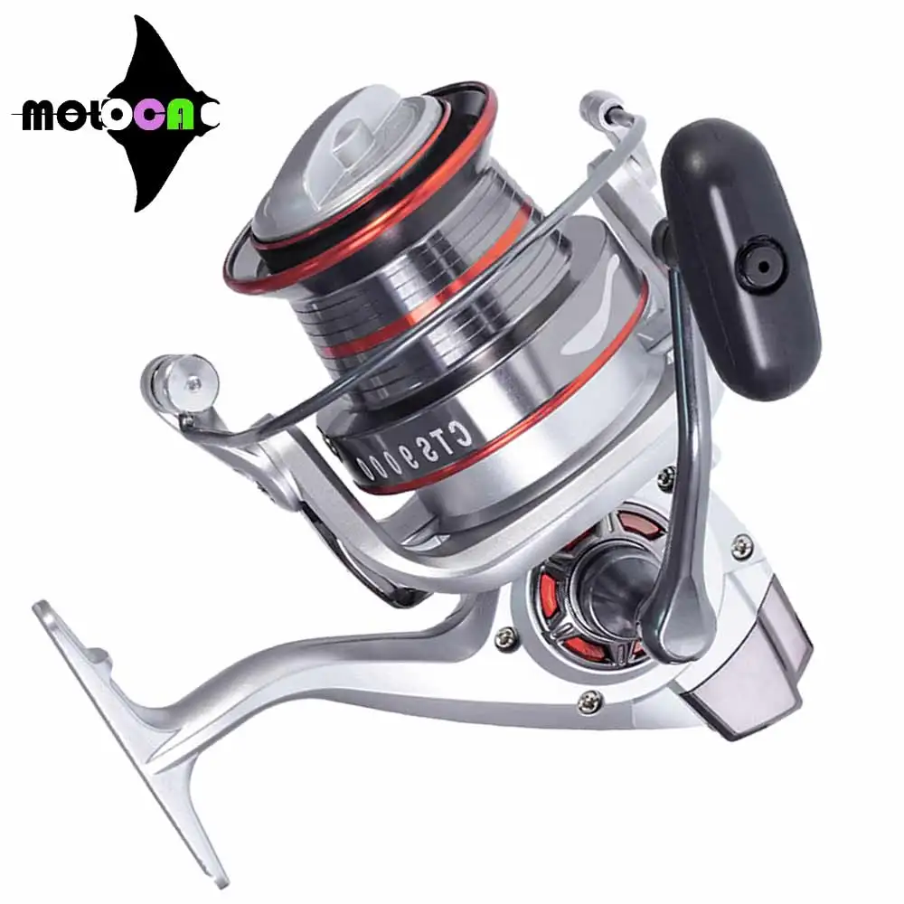 Carrete De Pesca giratorio, arrastre máximo De 25kg, 14 + 1BB, carrete De aluminio, rueda giratoria, carrete De Pesca Salada, Lucio, Surfcasting