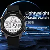 SYNOKE Men Outdoor Sports Multifunctional Waterproof Large Screen Display Luminous LED Digital For Men Fashion Silicon Watch 3
