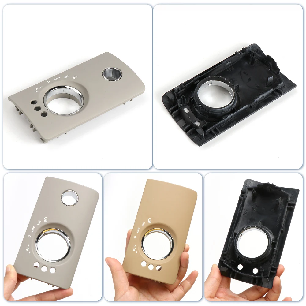 LHD Interior Car Dashboard Headlight Head Lamp Switch Repair Cover Panel Trim For Mercedes Benz ML GL W164 2005-2011 1645450304