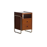 Armoire de chevet vintage, mini boîte de rangement rétro en bois massif, organisateur de chambre à coucher, petite table d'appoint de canapé, meubles de maison classiques 5
