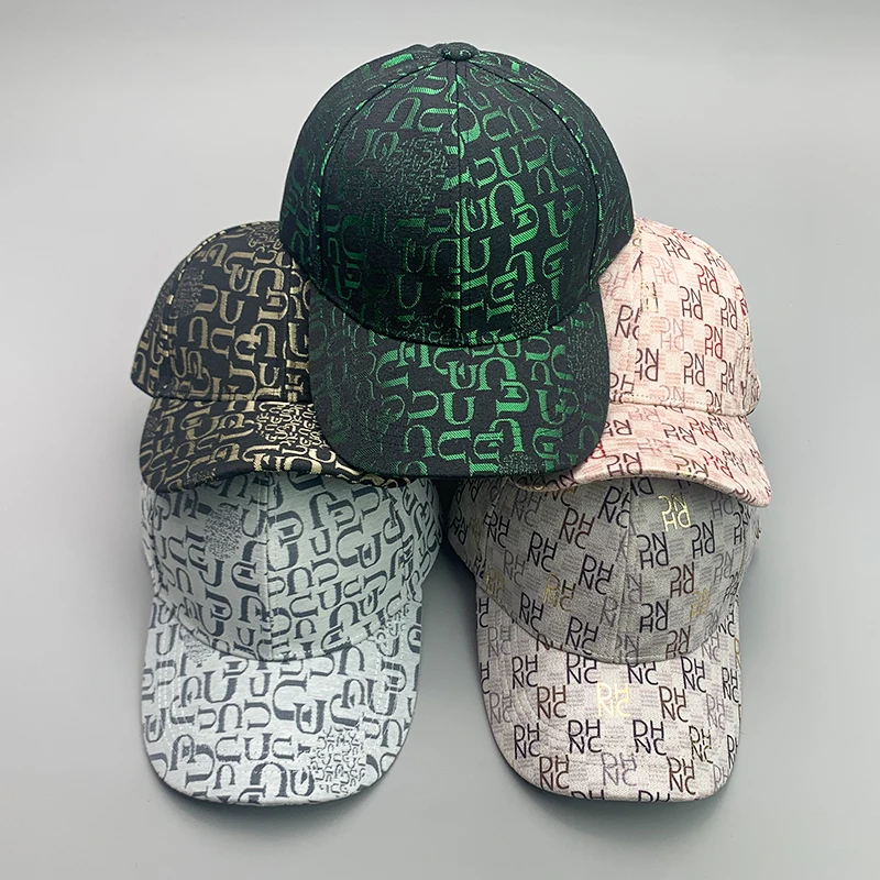 Streetwear Kpop Letter Shining Men Women Baseball Hats Cotton Breathable Skateboard West Coast Cool Fashion Sport Hip Hop Caps