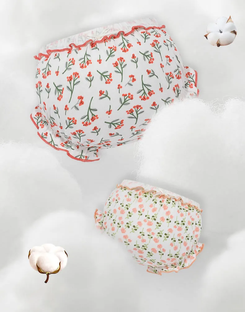 Baby Höschen 100% Baumwolle Atmungsaktiv Mädchen Kleinkind Niedlichen Cartoon Shorts Kinder Mode PP Hosen Für 6-24 Monate Kinder unterhosen – Detail 1