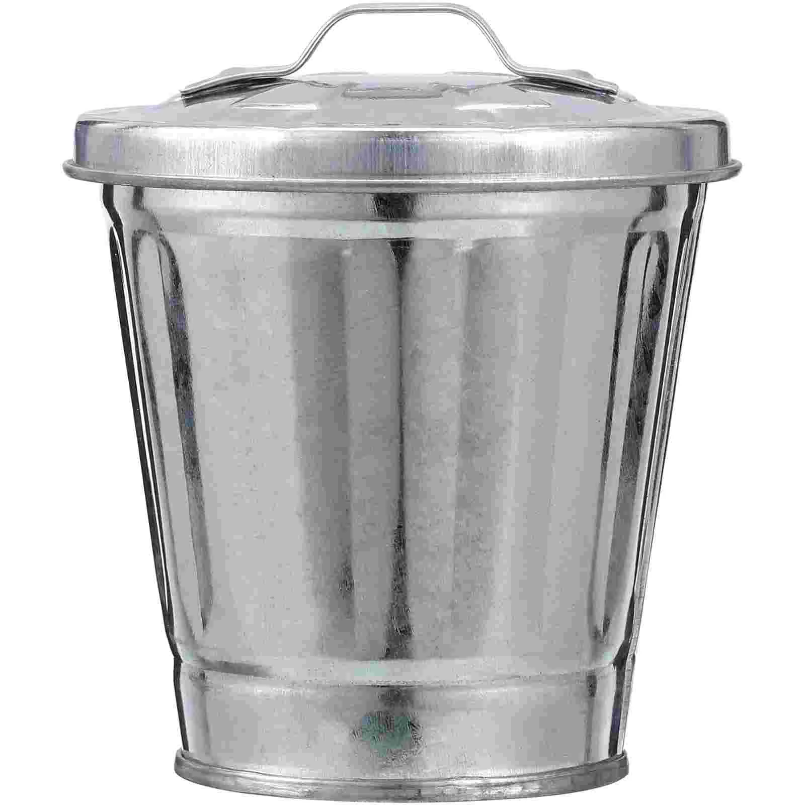 

Desktop Garbage Bin Cute Mini Trash Can Table Storage Jar Flower Pot Pen Holder Wastebasket Trash Can Garbage Holder Flower Pot