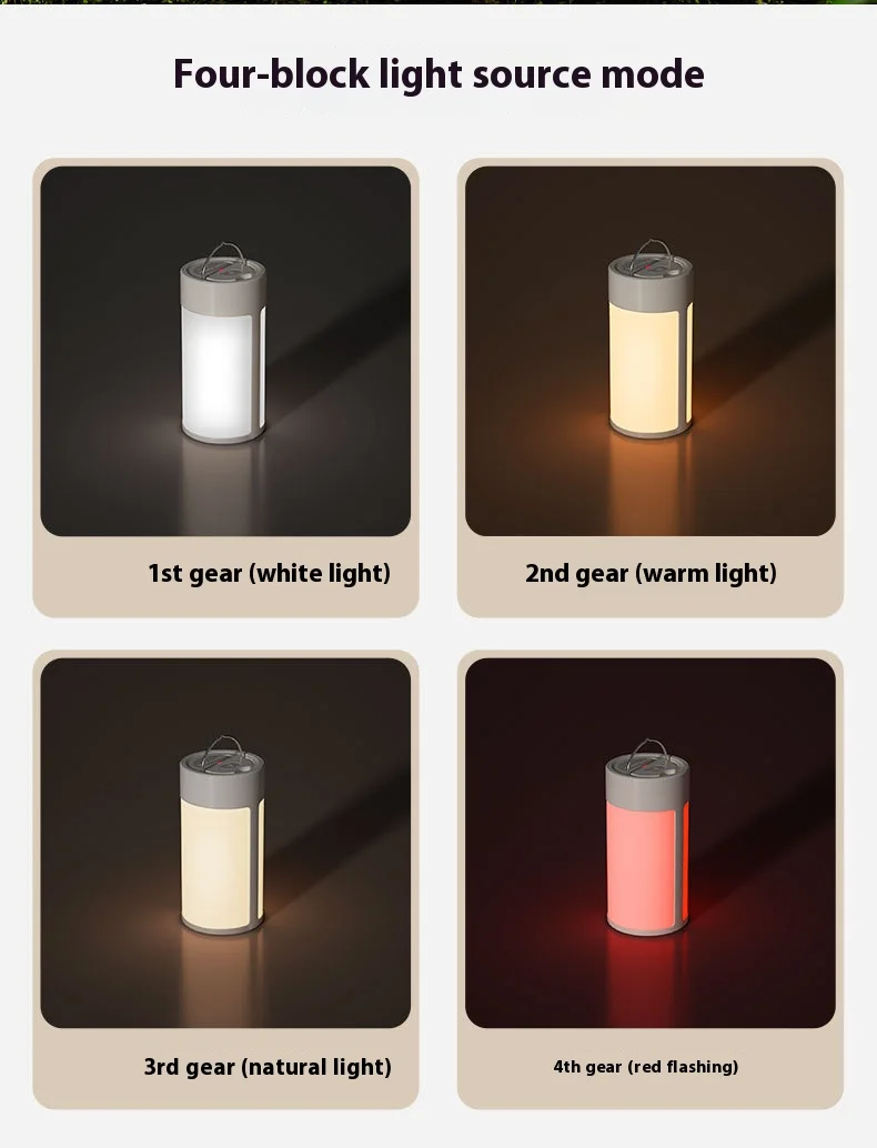 Description Picture 6 of itemSolar Power Camping Light Dimmable Portable LED Lanterns Rechargeable Emergency Outdoor Camping Hiking Hanging Tent Lamps