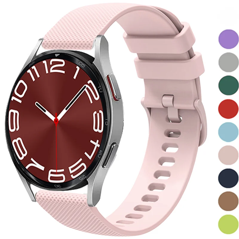 Pasek 22Mm 20Mm 18Mm Do Samsung Galaxy Watch 3 4/6 Classic/5/5 Pro/3 Bieg S2 S3 Silikonowa Opaska Amazfit Bip Huawei Gt 2 Active 2